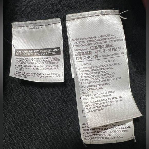 Levi’s Justin Timberlake Hoodie Fresh Leaves Collaboration Mens M Black & Red - Picture 15 of 17